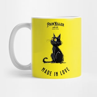 Painkiller made in love Cat Mug